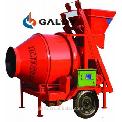 Electric Motor Self Loading Drum 350 liters Concrete Mixers for sale